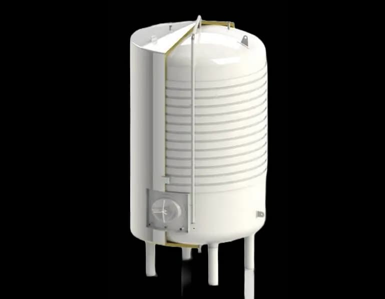 Rezervor de bere strălucitor